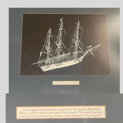 Collection of 12 Photographs of the Model Ships Prisoners of War Made Out of Bone in England Prisons