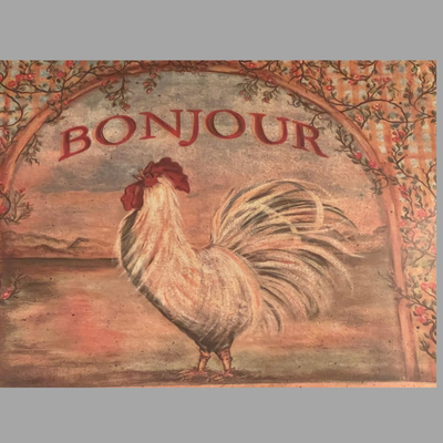Grace Pullen "Bonjour" Framed Print