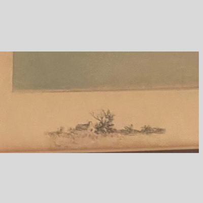 Original Pen and Ink Framed