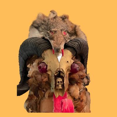 Original Handmade Mardi Gras Head Piece