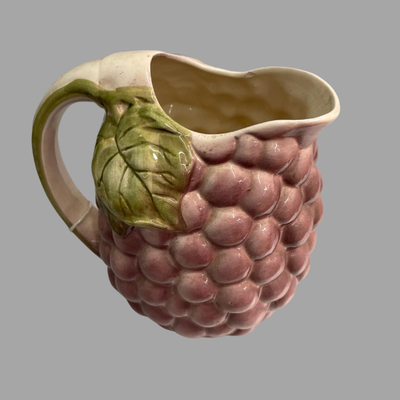 Ceramic Grape Pitcher