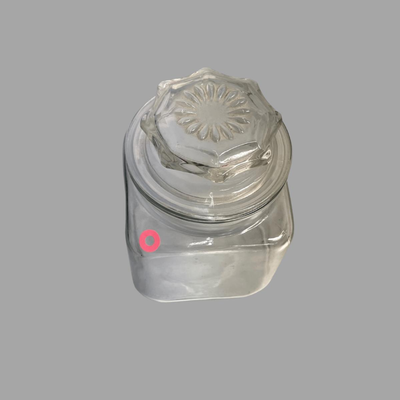 Vintage Anchor Hocking Clear Glass Canister