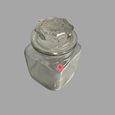 Vintage Anchor Hocking Clear Glass Canister