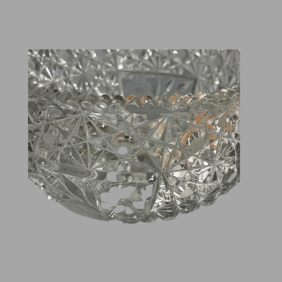 Vintage Cut Crystal Bowl