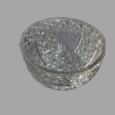 Vintage Cut Crystal Bowl