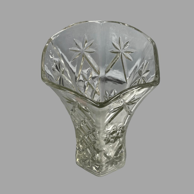 Vintage Anchor Hocking Star of David Vase