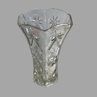 Vintage Anchor Hocking Star of David Vase