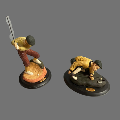 Two History of Golf Statues Made in Indonesia