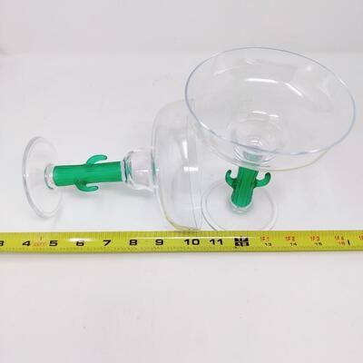 CACTUS PLASTIC MARGARITA CUP SET