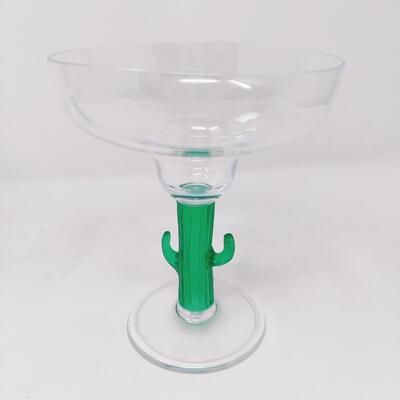 CACTUS PLASTIC MARGARITA CUP SET