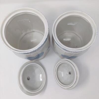 BLUE HEART STONEWARE JAPAN LOT