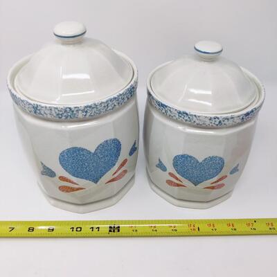 BLUE HEART STONEWARE JAPAN LOT