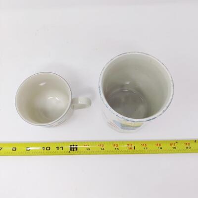 BLUE HEART STONEWARE JAPAN LOT
