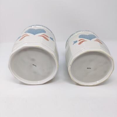 BLUE HEART STONEWARE JAPAN LOT