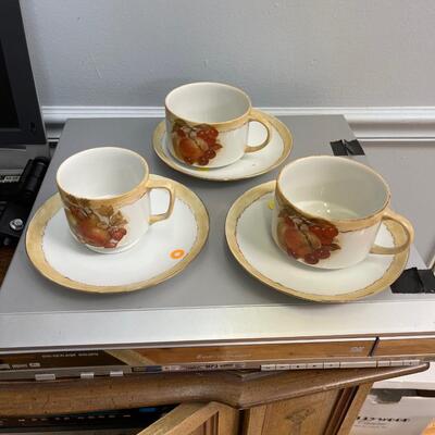 Three Vintage Handmade Soup and Coffee Mugs