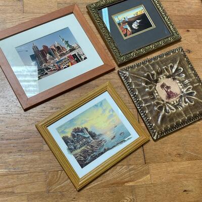 Vintage Four Piece Picture Lot