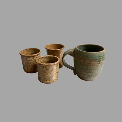 Handmade Pottery Cup and Mug Lot