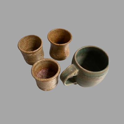 Handmade Pottery Cup and Mug Lot