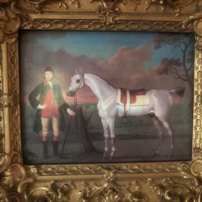 Framed Art Print / Racehorse