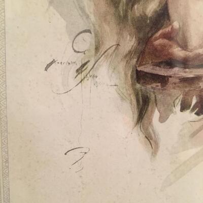 Framed Art Print / Harrison Fisher