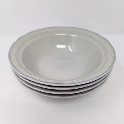 COUNTRY HEART STONEWARE BOWLS SET OF 4