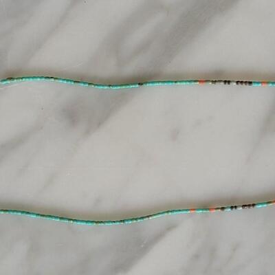 Lot 24: Very Old & Rare Antique Tiny Seed Bead Necklace