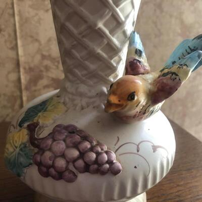Capodimonte Bird Vase