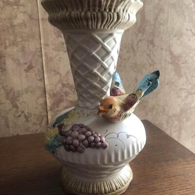 Capodimonte Bird Vase