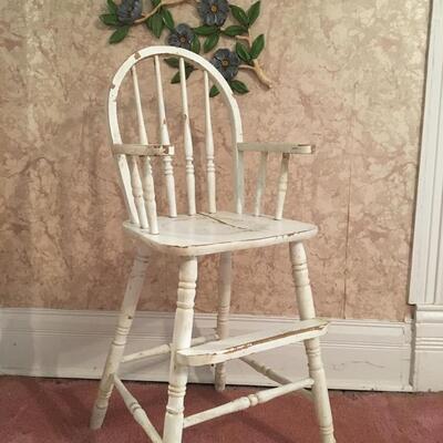 Wooden Baby High Chair