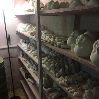 ALL Greenware on Shelf, Mainly to Make Dolls. ***MUST Pack-Up/Pick-up by Self in Jennings, OK