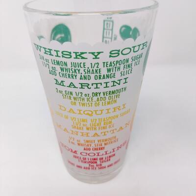LOT OF 3 DRINKING GLASSES