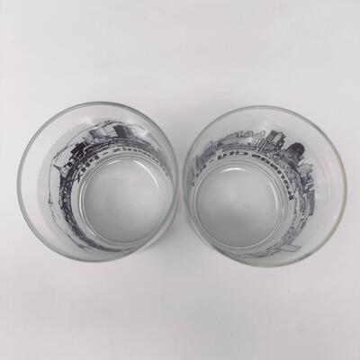 PHOENIX AND KANSAS CITY AIRPORT COLLECTIBLE GLASSES