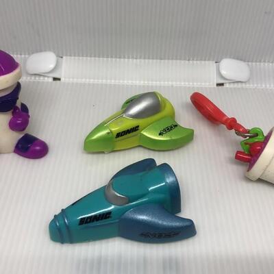 Lot of 4 Sonic Toys