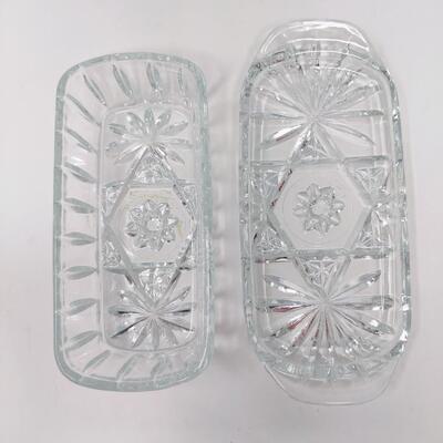 PRESSED GLASS LOT