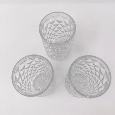 PRESSED GLASS LOT