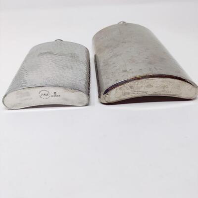 PAIR OF FLASKS