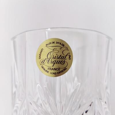 PAIR OF LEAD CRYSTAL GLASSES