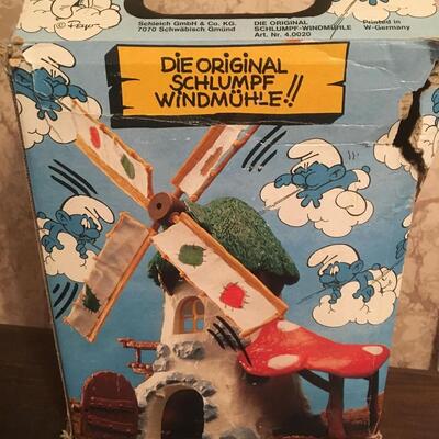 1980's Smurf Windmill w/Box