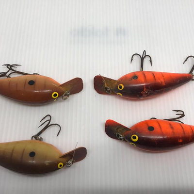 Lot of 4 - Unmarked Fishing Lures