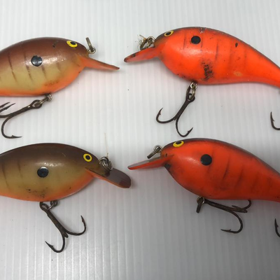Lot of 4 - Unmarked Fishing Lures