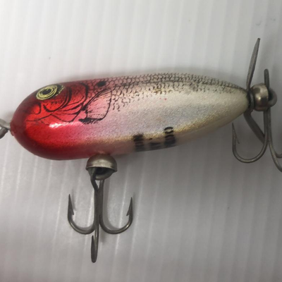 Heddon Tiny Torpedo - White/Red - Fishing Lure