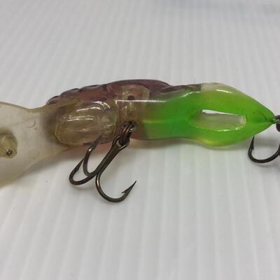 Rebel Crawdad - Green Neon - Fishing Lure