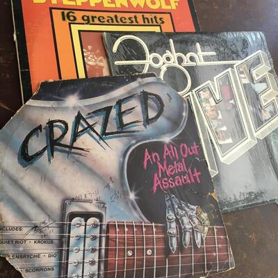 Crazed - Metal Assault - Bottom Album ONLY - AS IS - Cover Rough