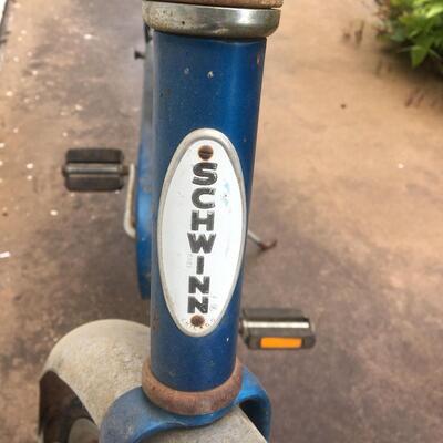 Vintage Schwinn Blue Cruiser Bike