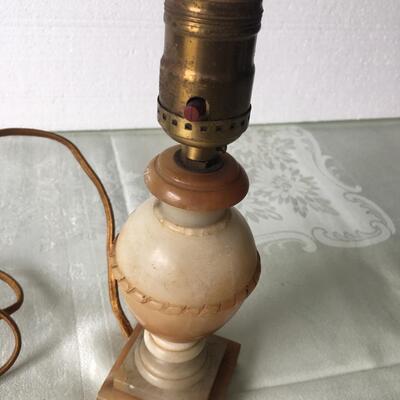 Small marble lamp