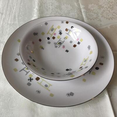 A C I Frolic plate and bowl