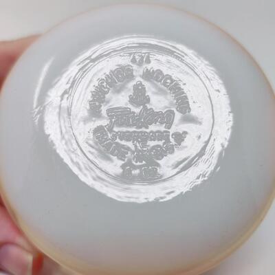 FIRE KING PEACH LUSTER CUSTARD DISHES SET OF 4
