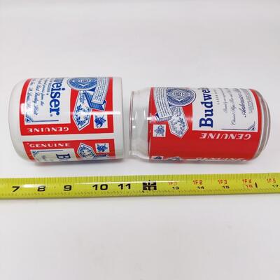 BUDWEISER MUG AND GLASS BUNDLE