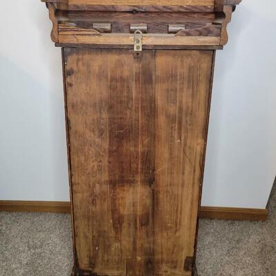 ANTIQUE NEW HAVEN "REGULATOR" WOOD WALL CLOCK