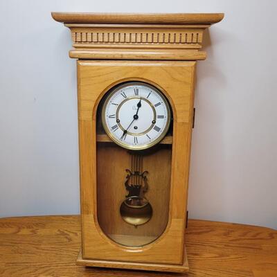 ANTIQUE COLONIAL WALL CLOCK